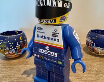 F1 Minifigure Figure XXL Ayrton Senna Williams 1994 23/24 Cm