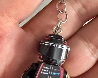 F1 / Le Mans Wec Minifigure Keyring Kevin Estre 2024 wec world champion Porsche