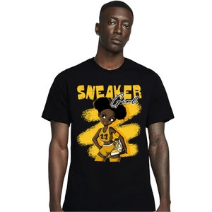 Jordan 6 Yellow Ochre Unisex T-Shirt, Sweatshirt, Hoodie, Black Sneaker Girl, Shirt To Match Sneaker image 7