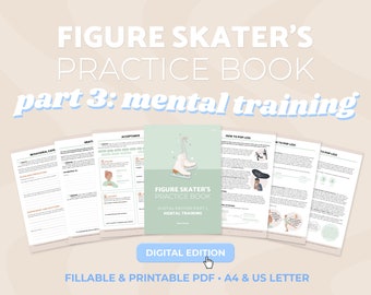 Figure skating book Part 3, figure skating gift, sport psychology book