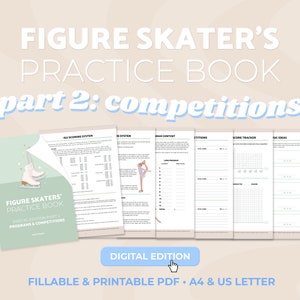 Figure skating book Part 2, figure skating competition, figure skating gift, sport psychology book