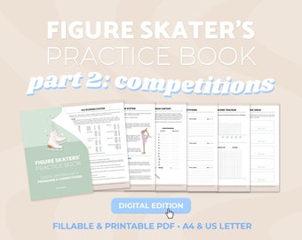 Figure skating book Part 2, figure skating competition, figure skating gift, sport psychology book