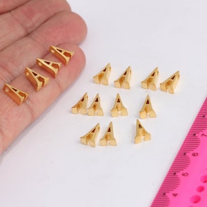 Letra alfa chapada en oro mate de 24 quilates, letra alfa, griego MBGMTE394
