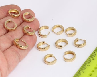 Raw Brass Leverback Earrings, Leverback Findings  MBGCHK430