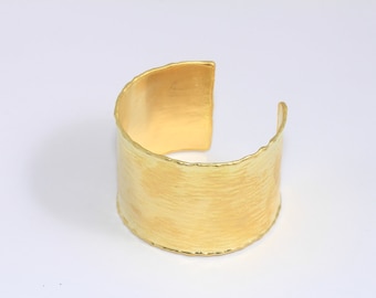 Handmade Raw Brass Hammered Bangle Bracelet (7x155mm), TFK17 - Etsy