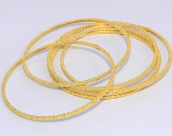 Pulseira de latão bruto de 73,5 cm, pulseira martelada, tamanho interno de 70 mm, pulseira abaulada, pulseiras para usar em conjunto, pulseiras rígidas de latão bruto, MBGCLO18