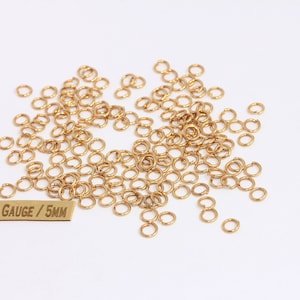 5 mm 20 Gauge Rohmessing Biegeringe, Messing Stecker, Offene Biegeringe, Starke Biegeringe,Bulk Biegeringe, Schmuckherstellung Zubehör, MBGHLS5