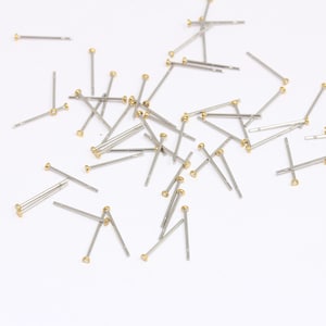 Stainless Steel Head Pins, Jewelry Components, Flat Head Pins for Beading And Soldering, Jewelry Making, Stainless Steel Findings, MBGTBP37