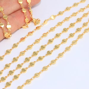 4,5mm 22k Shiny Light Gold Bar Chain, Ankle Bracelet Chain, Round Bar Chain, Bar Necklace, Anklet Bracelets, Gold Plated Chains, MBGBXB139-2