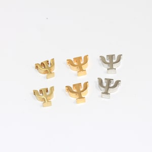 9 x 10 mm Psi Buchstabe, optional Farbe Buchstaben, griechische Buchstaben, Psi Anhänger, Psi Symbol Armbandperlen, griechisches Alphabet, Schmuckzubehör, MBG