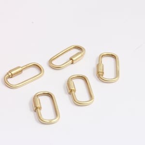 11x20mm Raw Brass Oval Charm, Non Opening Charm, Oval Link Connector, Clasp Imitation Charm, Raw Brass Findings, MBGKDR111