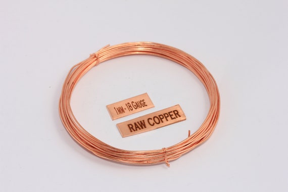 1mm 18 Gauge Raw Brass Or Copper Wire, Jewelry Wrapping Wire, Wholesale  Jewelry Supplies, Meters Roll Wire, Jewelry Supplies, MBGWR4
