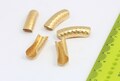8x27mm Raw Brass Ear Cuffs, Ear Cuff Non Pierced, Earring Tubes, Jewelry For Earrings, Tube Ear Cuffs, Raw Brass Earrings, MBGMTE4