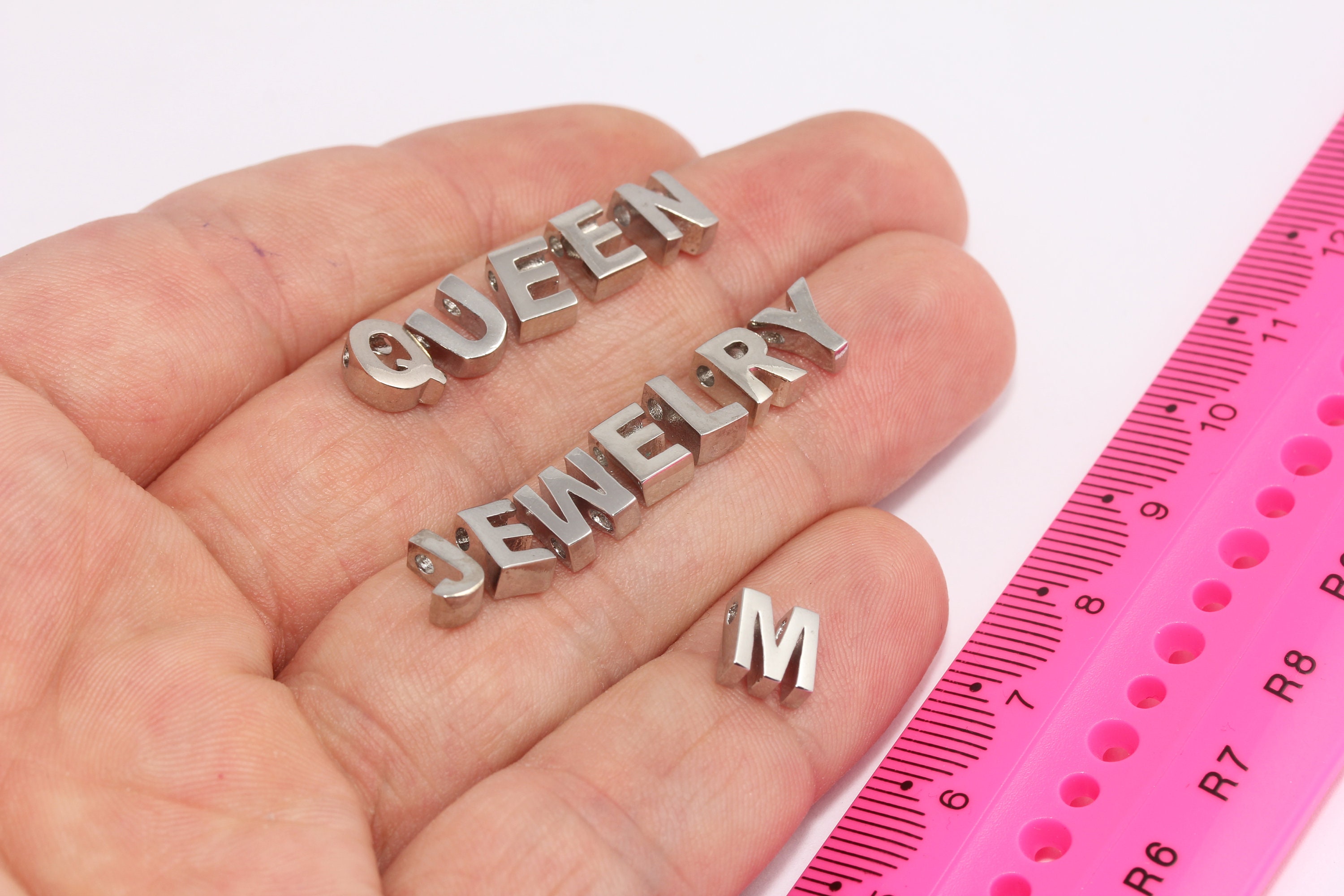 Shop DICOSMETIC 288pcs 36 Styles 304 Stainless Steel Alphabet Charms Letter  A-Z Pendants Number 0-9 Charms Initial Letter Charms Small Hole Charms for Jewelry  Making for Jewelry Making - PandaHall Selected