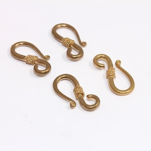 10x20mm Raw Brass Fish Hook, Fishing Hook Pendant, Fish Hook Clasp, Men&#39;s Necklace Fishing Charm, Men&#39;s Jewelry, Brass Findings, MBGMGN33