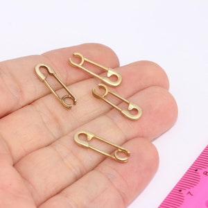 Whitecroft Heritage Brass Safety Pins 2 Types & Assorted Sizes 19mm 23mm  27mm 