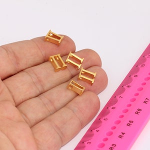 7x9mm 24k Matt Gold Pi Buchstabe, Beta Buchstabe, griechische Buchstaben, Phi Beta Schmuck, griechisches Alphabet, MBGBRT589