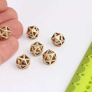 10mm Raw Brass Open Pyramid Charms,   MBGSOM89