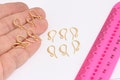 24k Shiny Gold Earring Hooks, Fish Hooks, Ear Wires, French Hook Earrings, Gold Earrings, Earrings Findings,  MBGCHK352 product logo