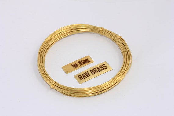 1mm 18 Gauge Raw Brass Or Copper Wire, Jewelry Wrapping Wire, Wholesale  Jewelry Supplies, Meters Roll Wire, Jewelry Supplies, MBGWR4