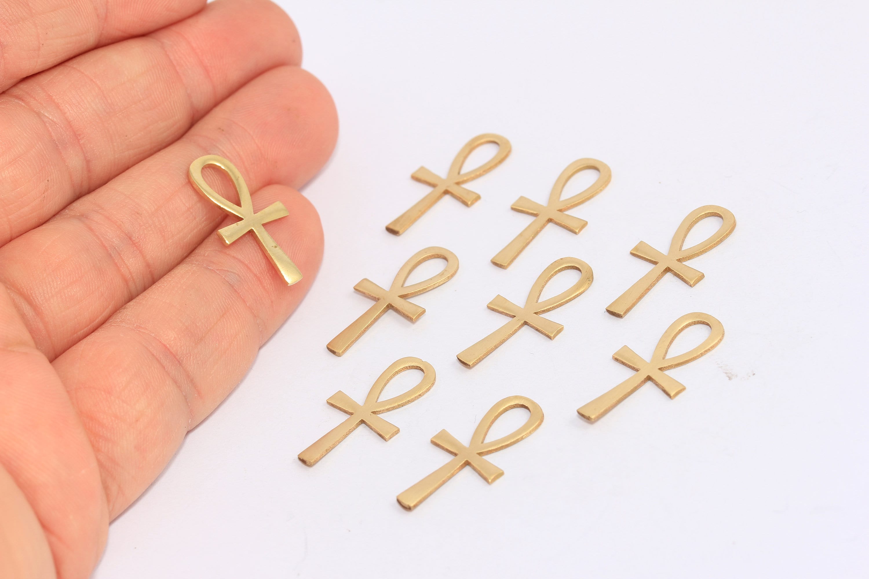 Collana Con Ciondolo In Legno Con Croce Egizia Ankh Da - Foto 7