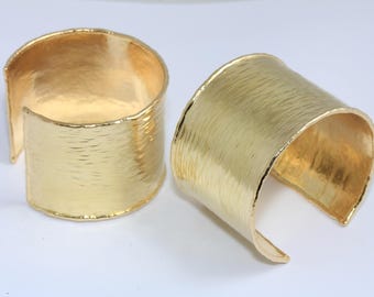 Handmade Raw Brass Hammered Bangle Bracelet (7x155mm), TFK17 - Etsy