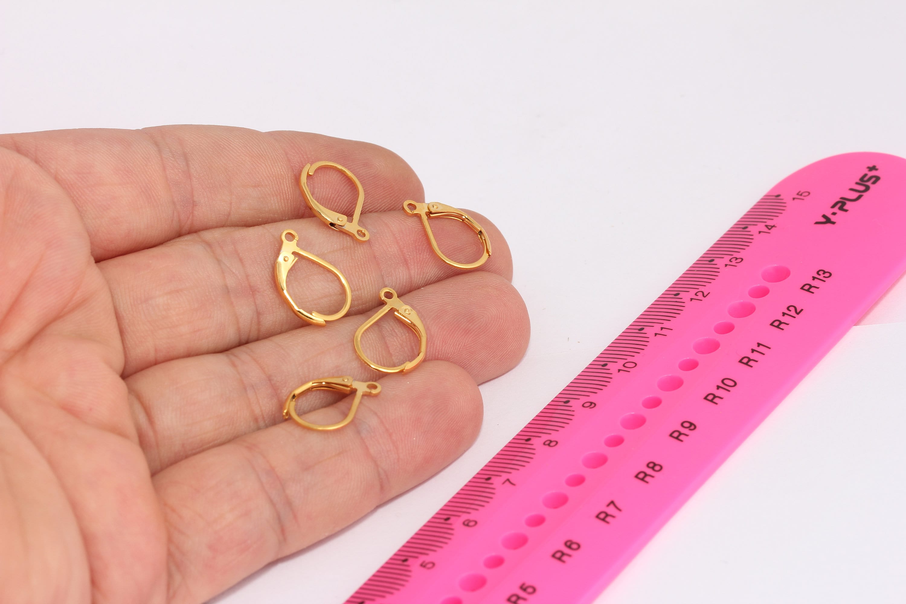 Hook earrings with clasp hot sale