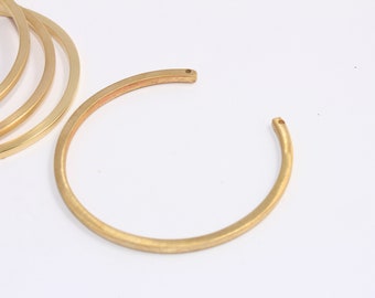 3 mm Messingdraht Armband, erweiterbares Armband, winzige Armband Manschette, Messingschmuck, Messingzubehör, MBGBXB278