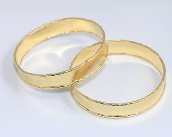 Brazalete de latón crudo de 15 mm, brazalete cerrado hecho a mano, brazalete martillado, brazalete, brazaletes de latón crudo, MBGTVF15