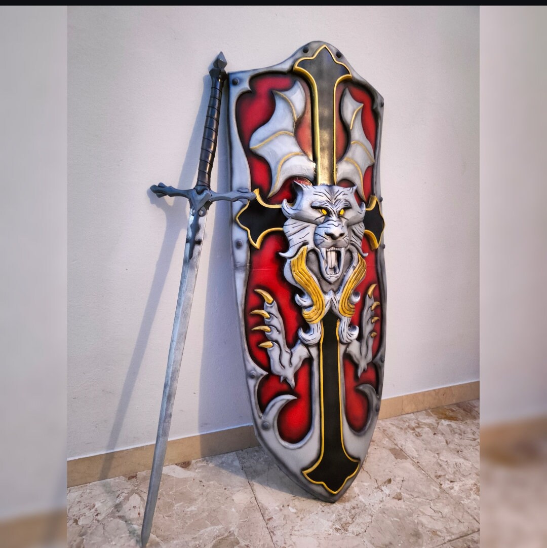 Alucard Shield and Sword Etsy