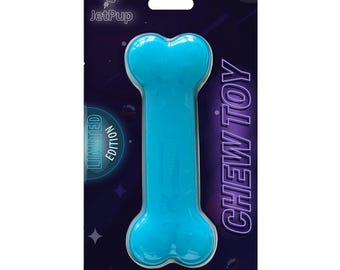 EDICIÓN LIMITADA* Juguete masticable de hueso Blue Orbit para cachorros humanos