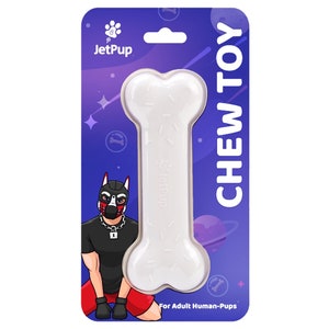 White Bone Chew Toy for Human Puppies
