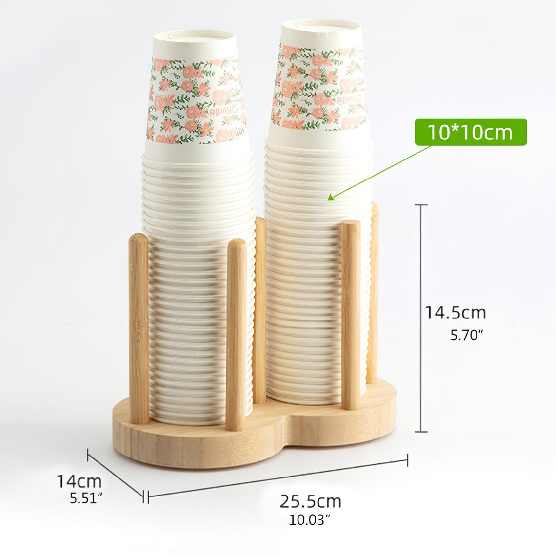 Disposable Cup Storage Holder Rack Shelf Etsy