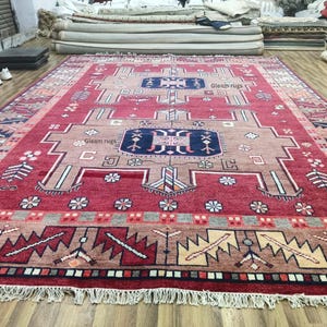 Durable Handmade Turkish Oushak Rug - Contemporary Antique Hand Knotted Wool Area Rug 4x6 to 12x18 for Living Room, Bedroom & Office Hallway