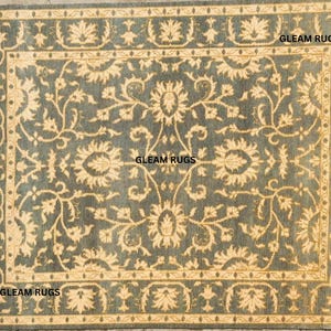 Contemporary Oushak Turkish Hand Knotted Soft Wool Rug 4x6 to 12x15 ft Handmade Rugs for Living Room Antique Bed Room Office Kids room rug