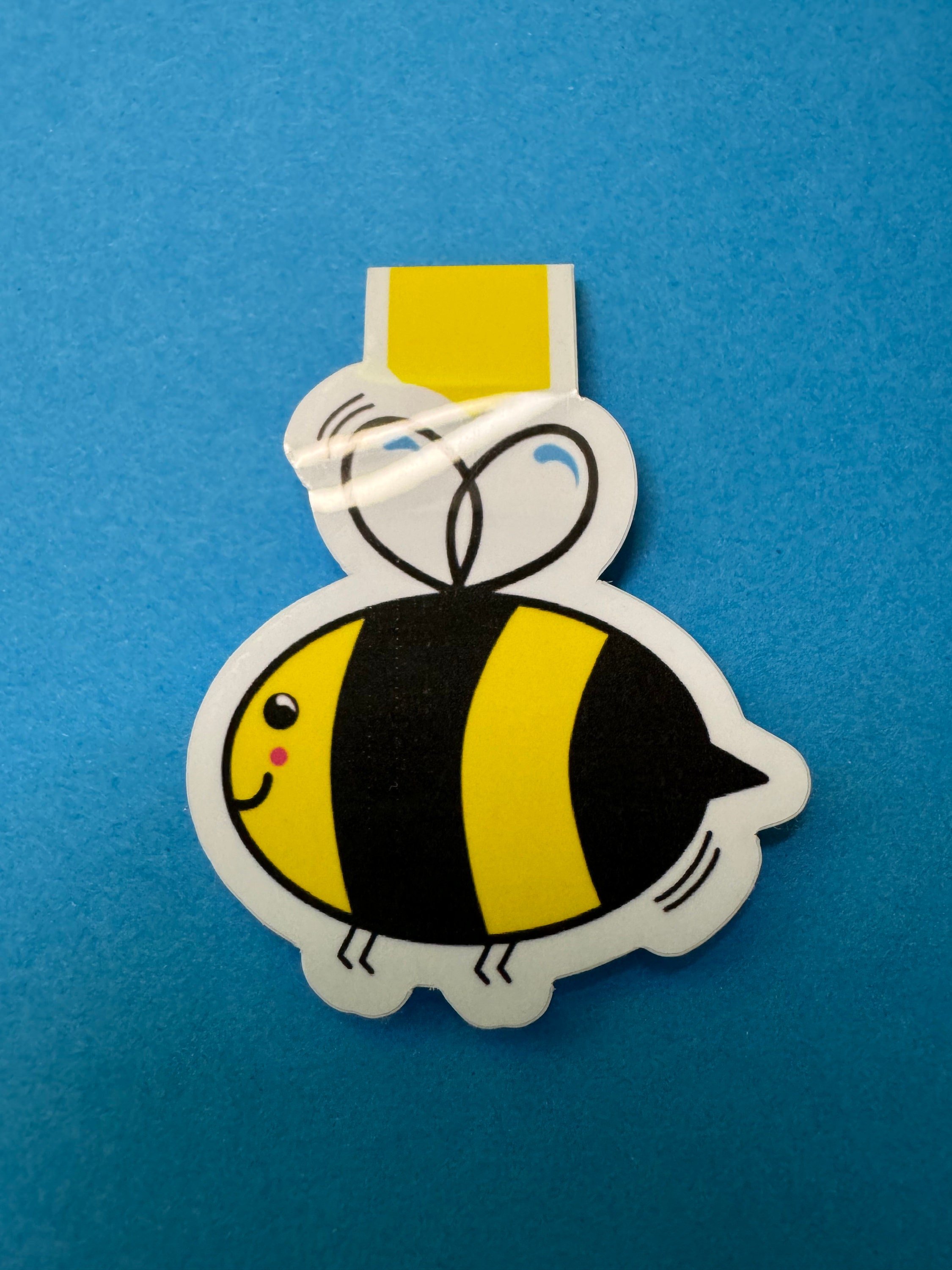 Cute Bumble Bee Magnetic Bookmark - Etsy UK