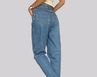 Vintage 90er Mom Jeans / Denim / Größe 32 / XXS / XS / Baumwolle / Blau / Dutyfree / High Waist / Petite