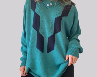 maglione lavorato a maglia retrò vintage
