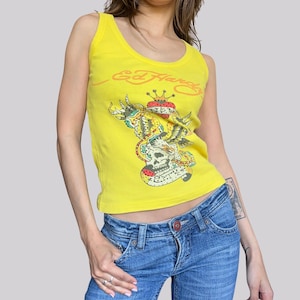 Y2k Ed Hardy Tank Top - Etsy