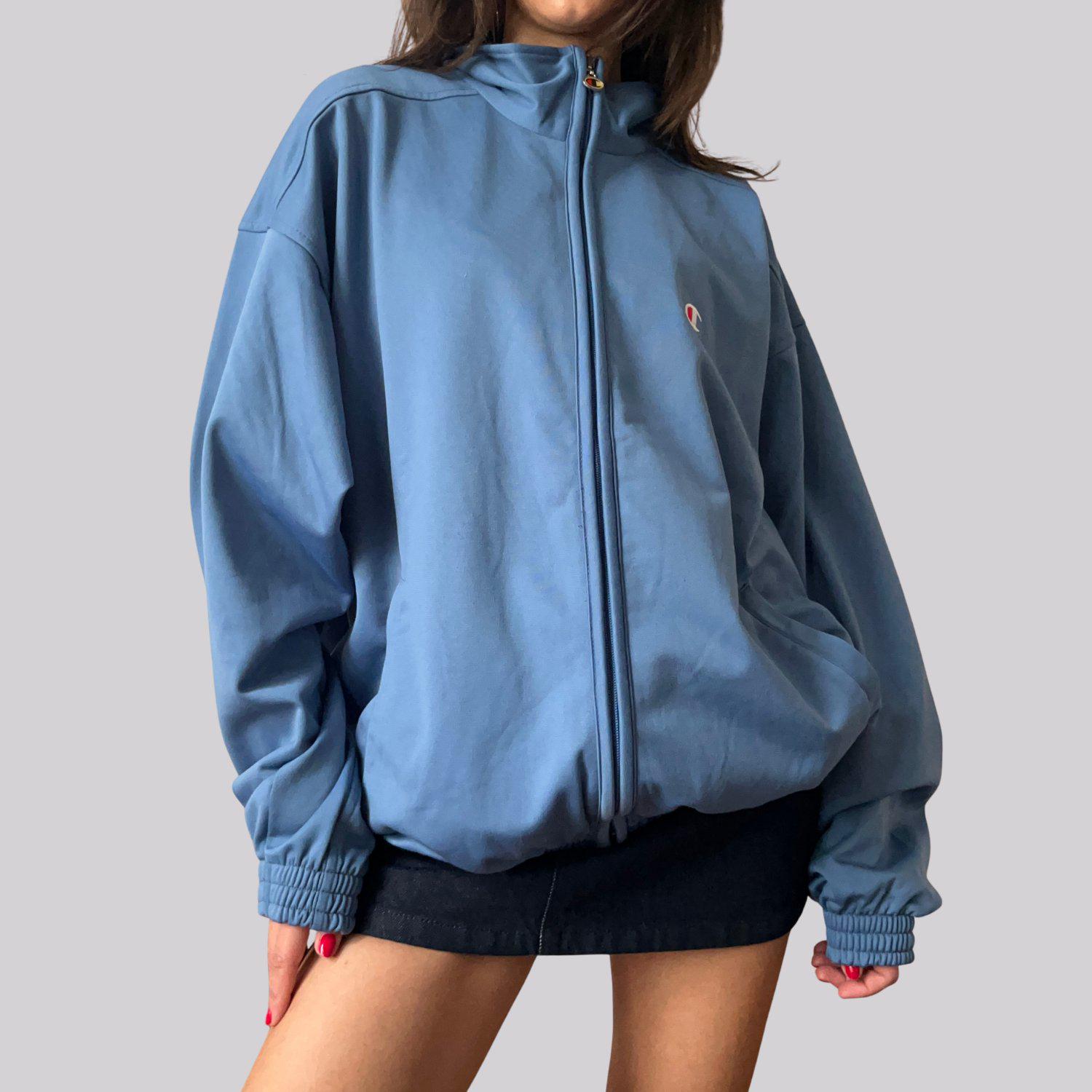 Y2K Champion Vest / Blue / L / Sweat Jacket / Sports Jacket - Etsy