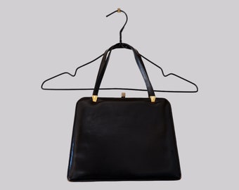 Vintage handbag made of leather Feichtinger