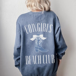 Coastal Cowgirl Beachy Sweatshirt Comfort Colors Coastal Granddaughter Coastal Grandma Coconut Girl