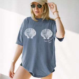 Custom Mermaid Bachelorette Shirt Comfort Colors Last Toast on the Coast Bachelorette Coastal Bachelorette Bikinis and Martinis Last Splash image 3