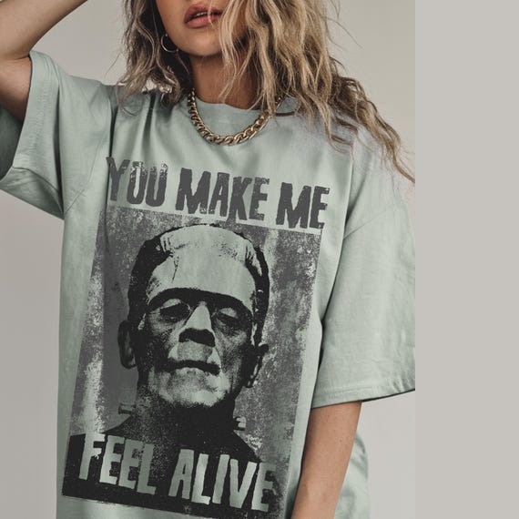 Halloween Shirt Comfort Colors® Vintage Halloween Shirts Summerween Shirt Frankenstein Shirt Halloween Costume Tshirt Retro Halloween