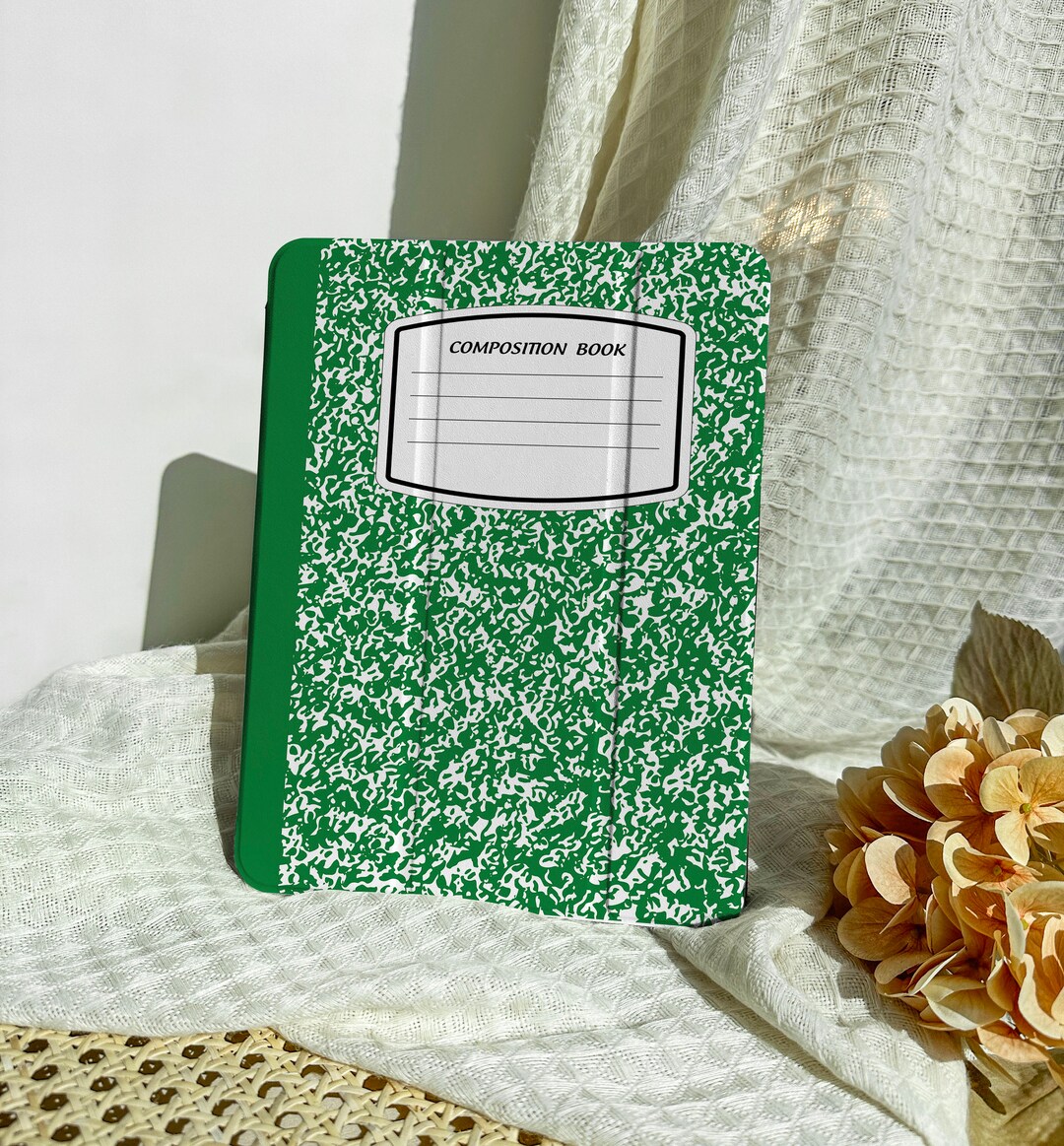 Composition Book Ipad Case With Pencil Holder for Ipad Etsy