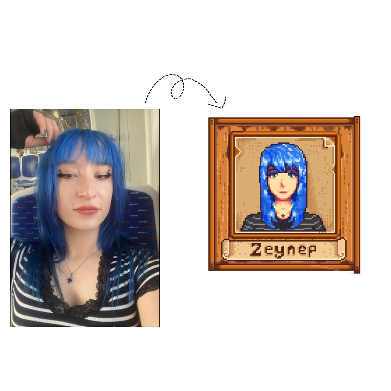 Stardew Valley Portraits: Custom Pixel Self Portraits - Etsy