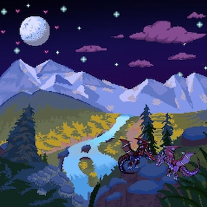 Custom design pixel art