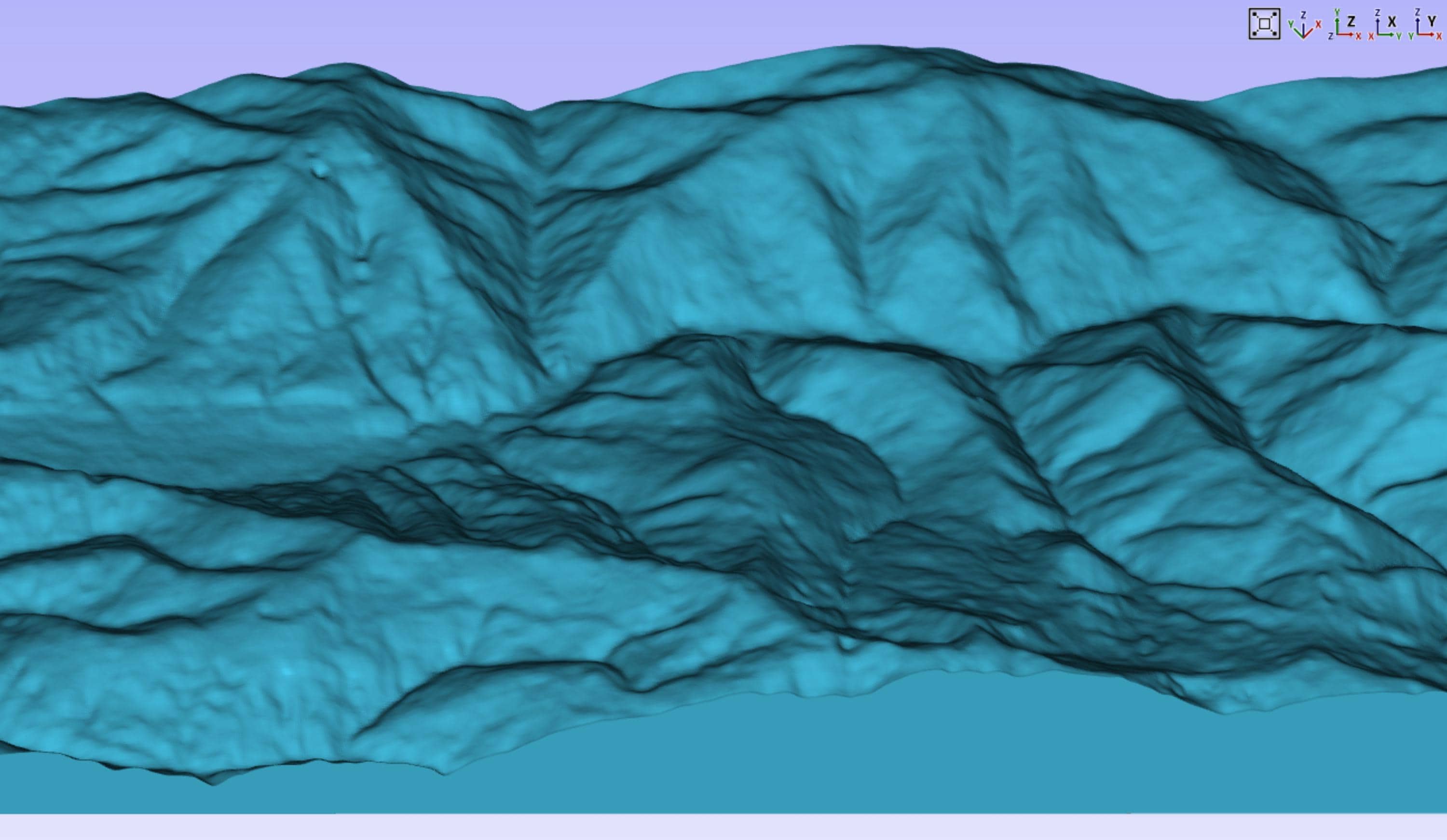 Custom 3D Terrain Map STL for CNC Carving | Personalized Topographic ...