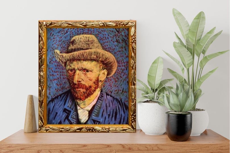 Famous Vincent Van Gogh Printable Self Portrait Art Print. - Etsy