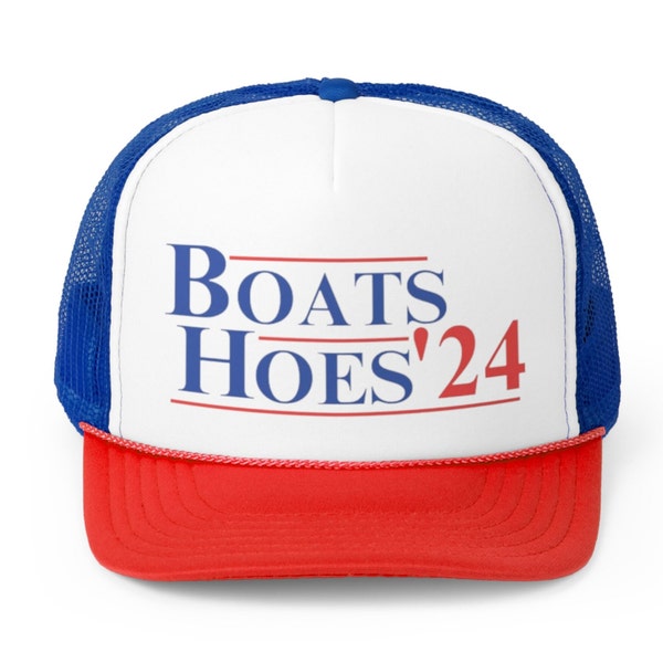 Bateaux et Hoes '24 Trucker Hat, Trucker Hat, Boat Hat, Lake Hat
